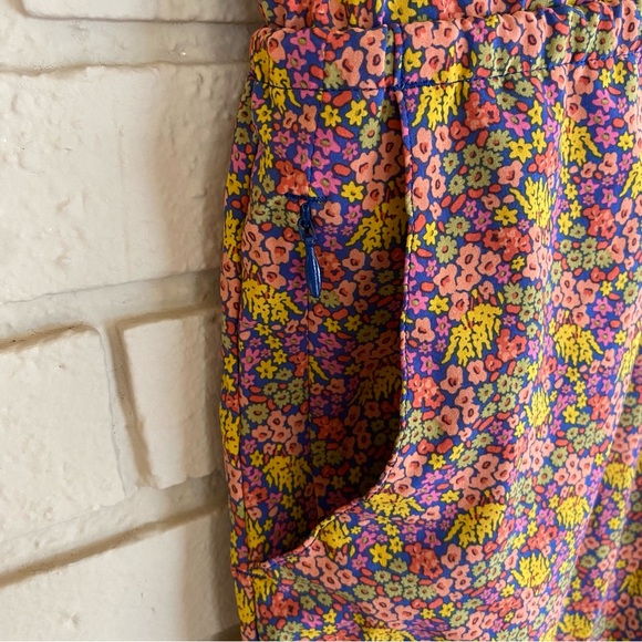 Toad & Co Sunkissed Liv Romper Floral Drawstring Sleeveless Travel Casual XL - Picture 5 of 13